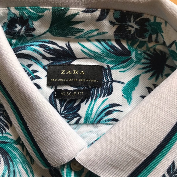 ZARA BUTTON DOWN POLO - Picture 4 of 6